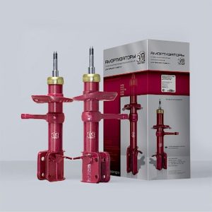 Амортизаторная стойка передней подвески ЭМ-75П/Л.00.000-01 для а/м ВАЗ 2190 (2190-2905002/3)