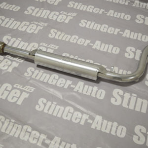 Резонатор прямоточный (тихий) “STINGER” под паук с гофрой SPORT для а/м ВАЗ 2110 1.5L