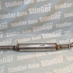 Резонатор прямоточный “STINGER” под паук для а/м LADA Priora (нержавейка, с лазерной гравировкой)
