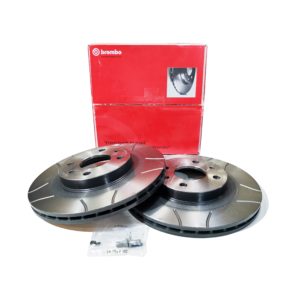Диск переднего тормоза “Brembo” 09.8903.75 для а/м ВАЗ 2112 (R14) LADA Kalina, Priora, Granta