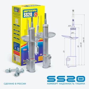 Амортизаторная стойка передней подвески SS20.527.10.000-01 Стандарт для а/м Lada Largus Cross (5/7 мест, фургон)
